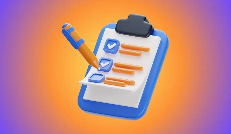 Illustration of a checklist on a clipboard with a pen