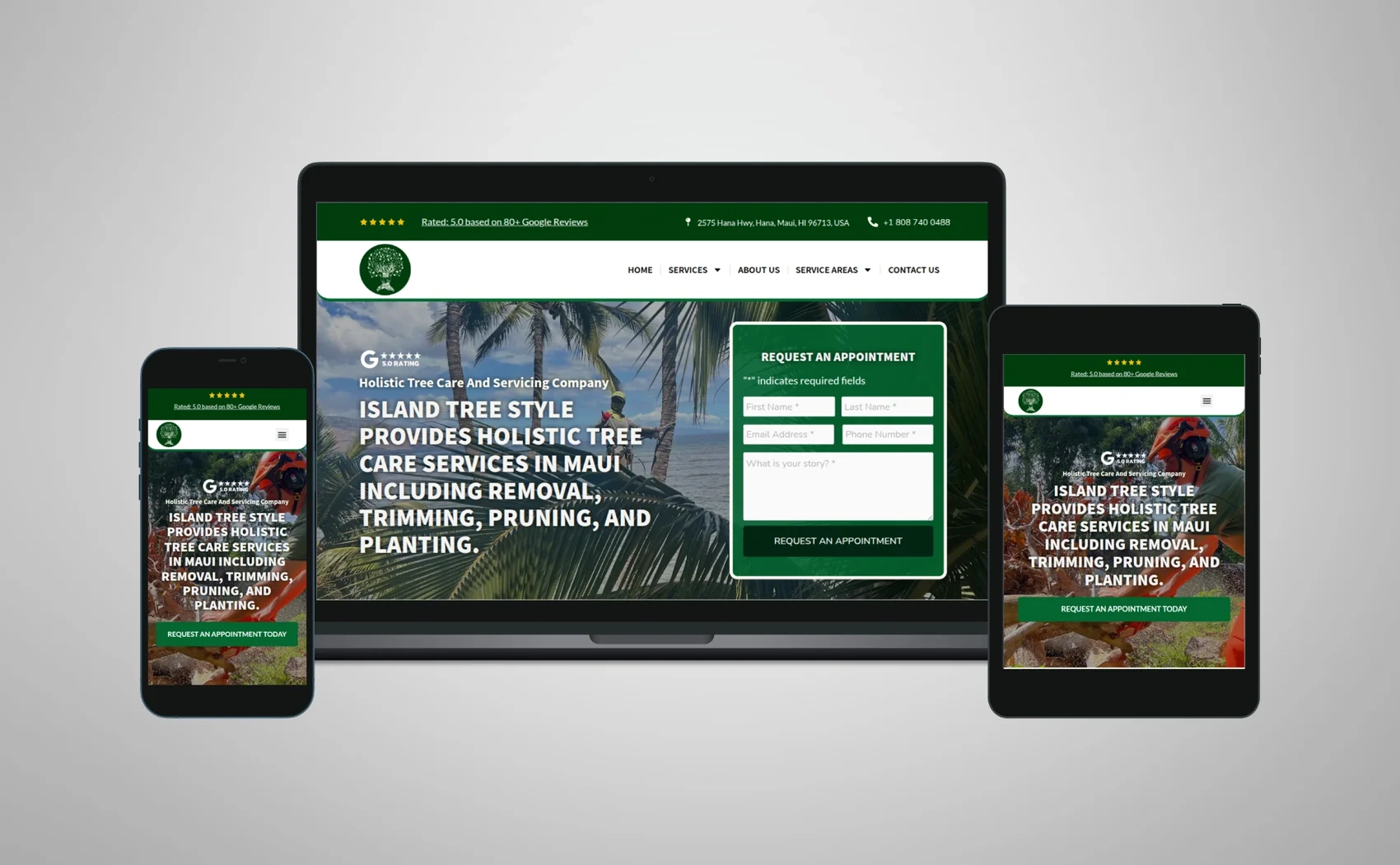 The Island Tree Style website