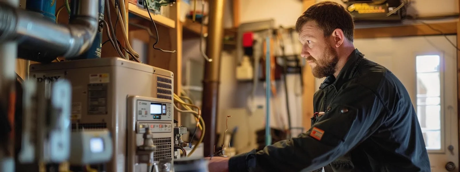 a professional hvac contractor surrounded by high-quality photos and videos, showcasing their work in google my business listing.